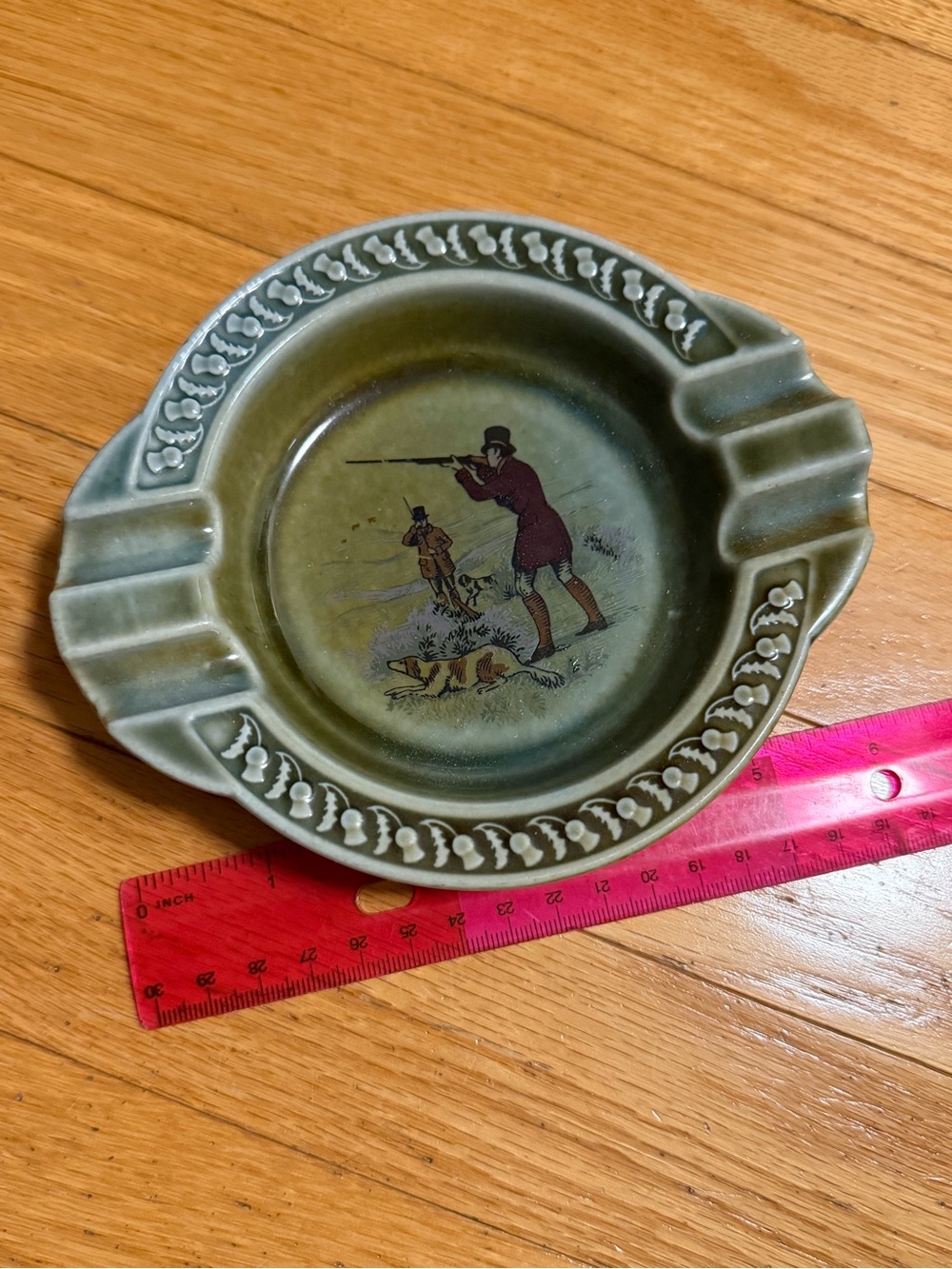 Irish Porcelain Wade Armagh Ireland Bowl Ash Tray/trinket/Nut dish Goose Hunting